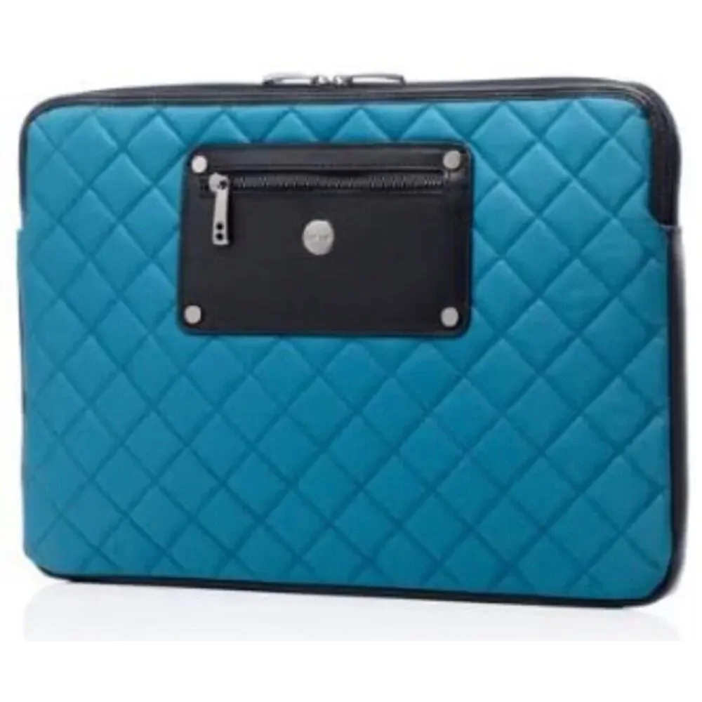 Teal ChromeBook or MacBook Air Laptop Sleeves 11”‎ Knomo London Quilted